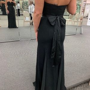 Vera wang strapless bridesmaids dress.